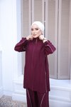 Bordo Eşofman Takım