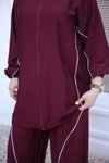 Bordo Eşofman Takım