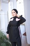 Siyah Pembe Şık Eşofman Takımı