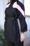 Siyah Pembe Şık Eşofman Takımı