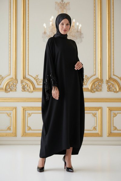 Siyah Abaya Ferace
