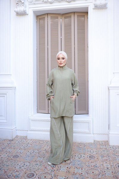 Tracksuit Set - Seafoam Green