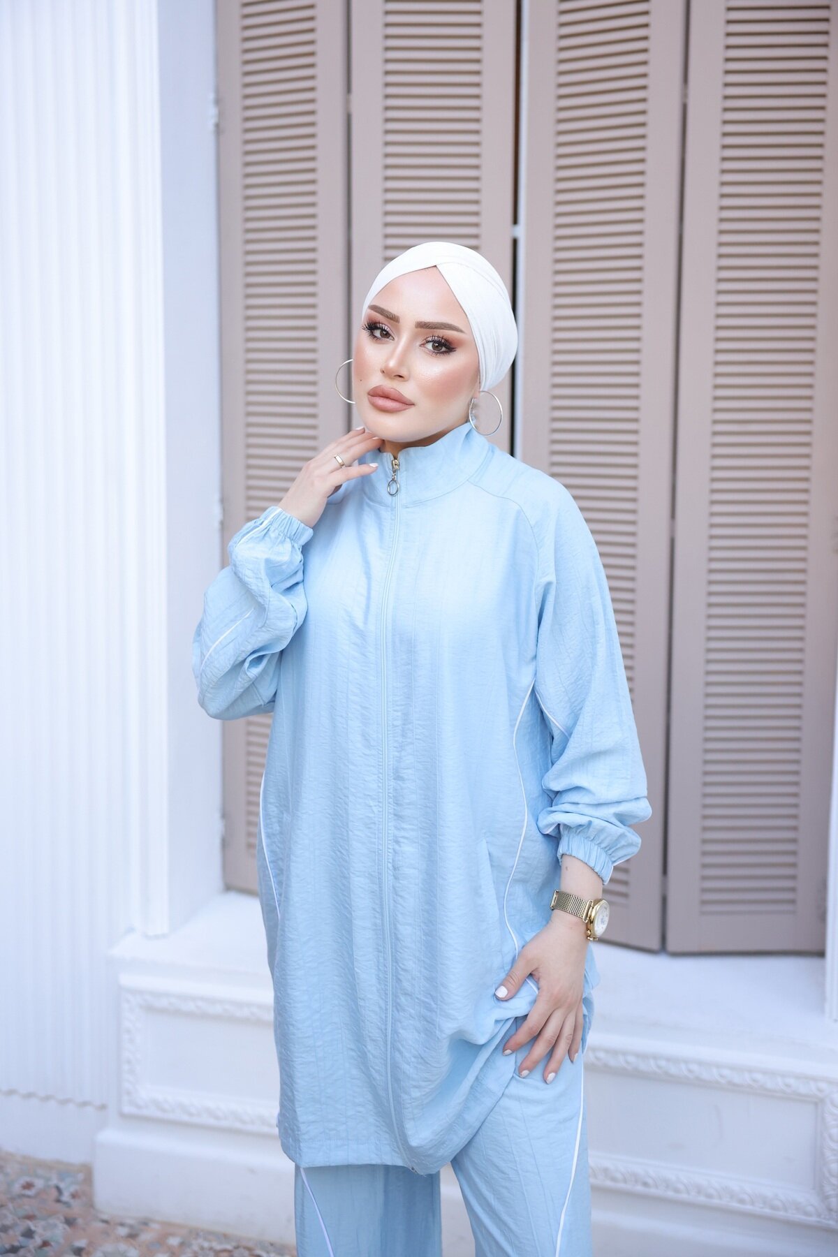 Bebe Mavi Eşofman Takımı - Wovi Moda