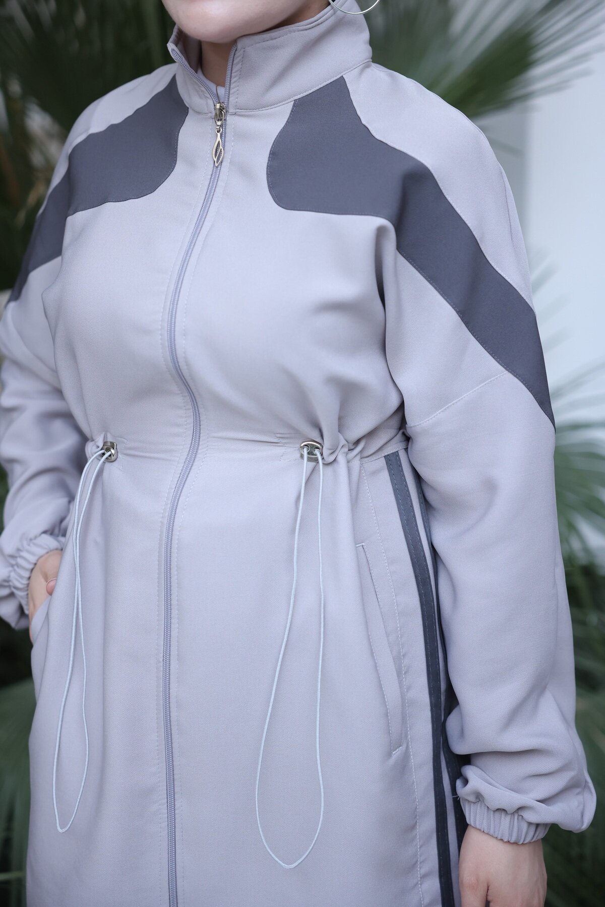 بدلة رياضية رمادي أنيقة - Wovi Moda