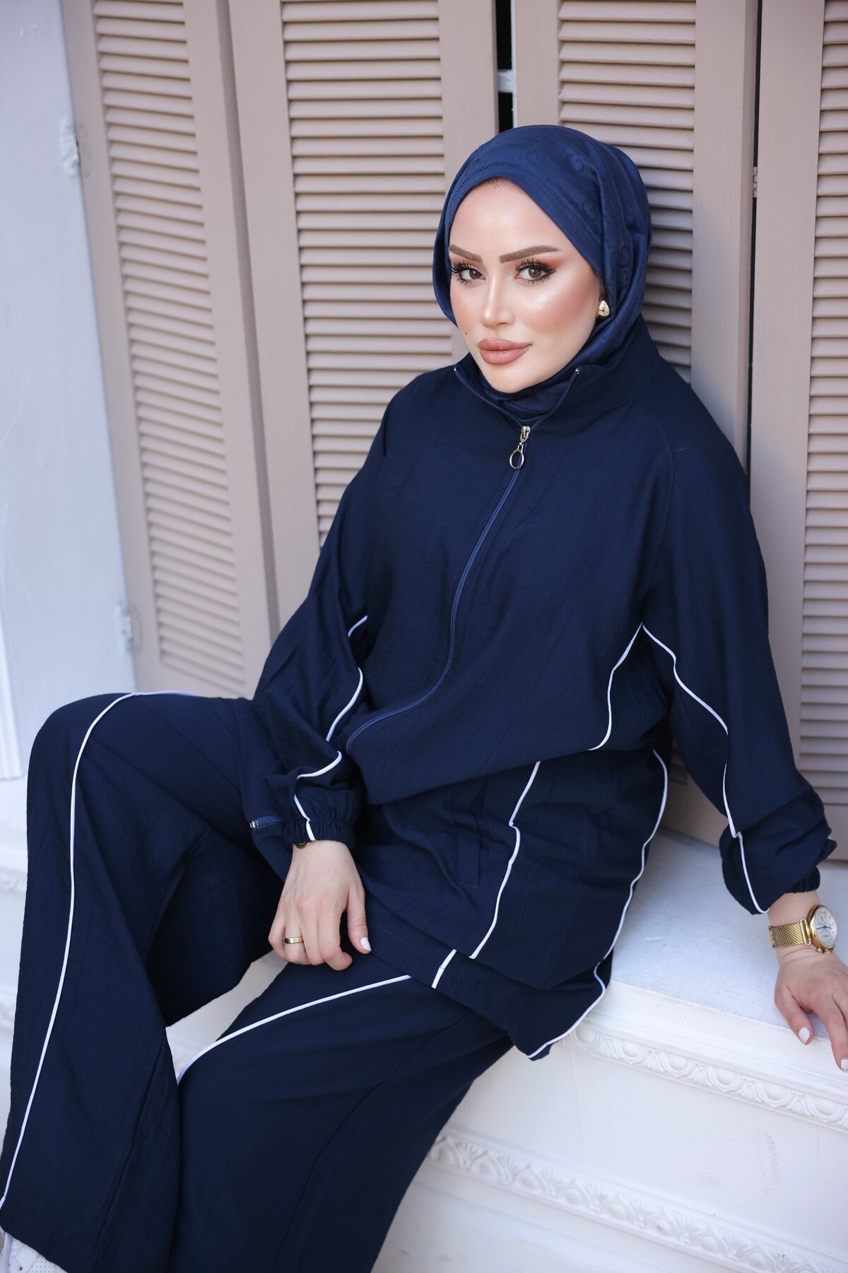 Lacivert Eşofman Takımı - Wovi Moda