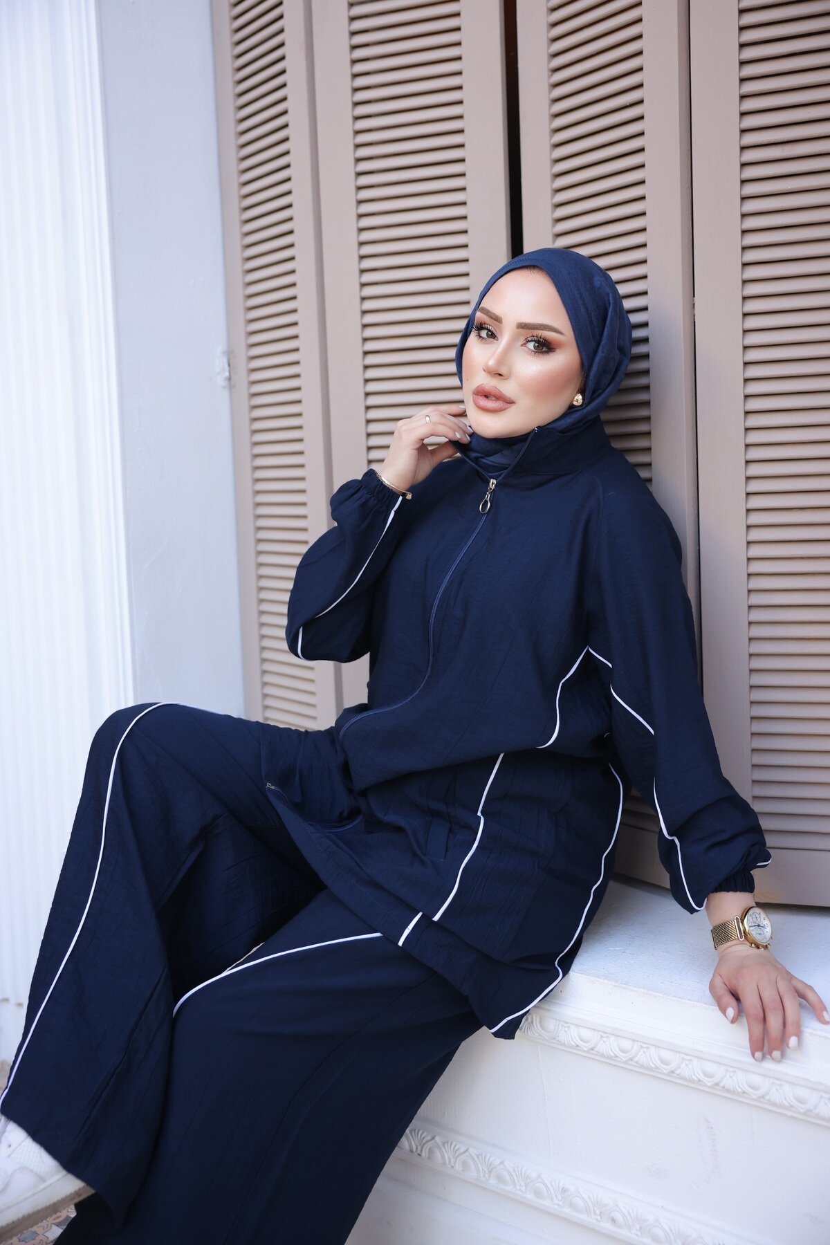 Lacivert Eşofman Takımı - Wovi Moda
