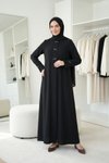 Accessory Detailed Abaya - Black