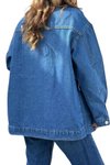 Mavi Oversize Kot Ceket