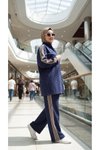Lacivert Rahat Kesim Oversize Eşofman Takım