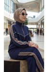 Lacivert Rahat Kesim Oversize Eşofman Takım