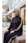Siyah Oversize Rahat Kesim Eşofman Takımı