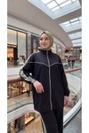 Siyah Oversize Rahat Kesim Eşofman Takımı