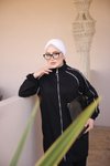 Siyah Rahat Kesim Fermuarlı İkili Takım Eşofman