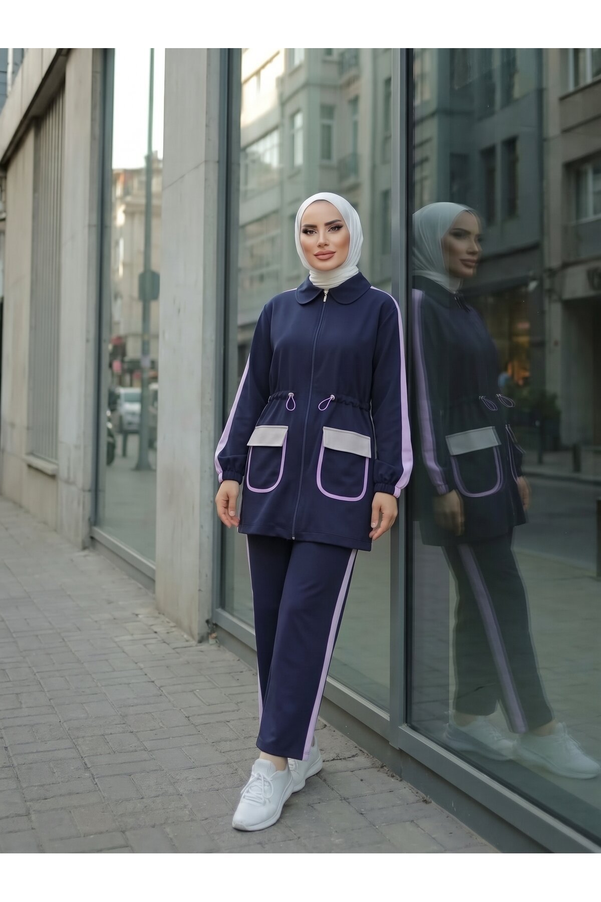 Lacivert Eşofman Takımı - Wovi Moda