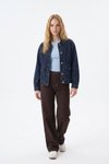 Lacivert Oversize Kot Ceket