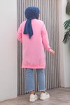 Pembe İki İplikli Tunik